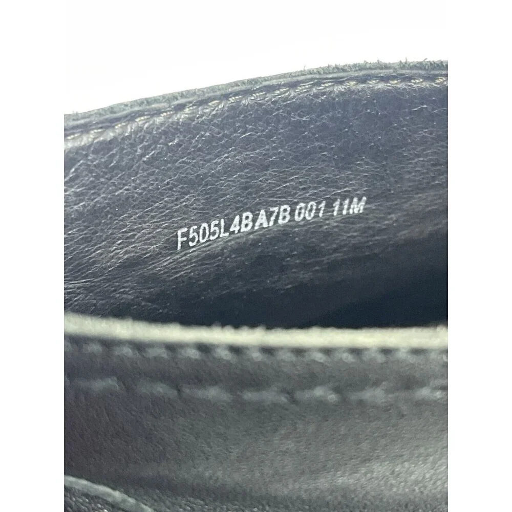 John Varvatos Star USA Men's Black Hipster Chukka Boots Leather Shoes Size 11M